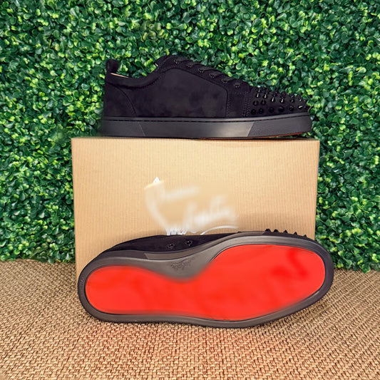 CL- Men's Suede Red Bottom with Spikes