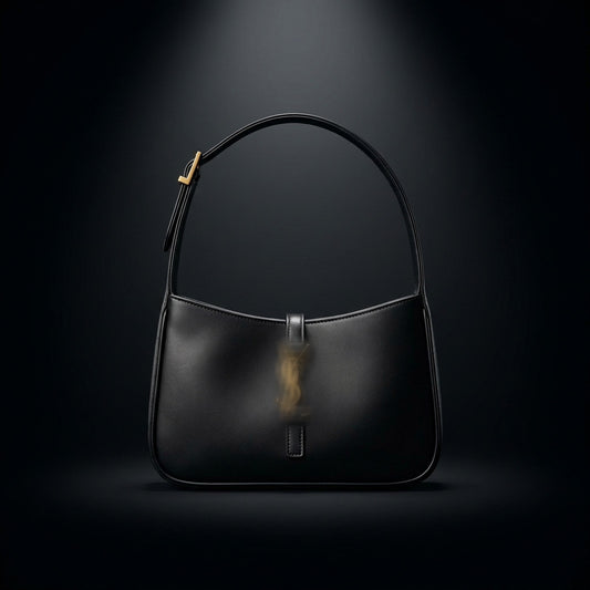 Y-BAG Plain Leather Black