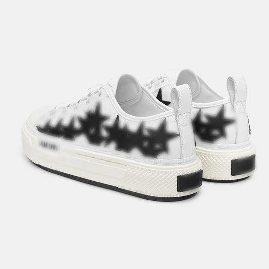 A.M1RI BLACK & WHITE / STARR LOW SNEAKERS